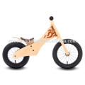 2015 New products 12 inch pneumatic tire wooden children bike